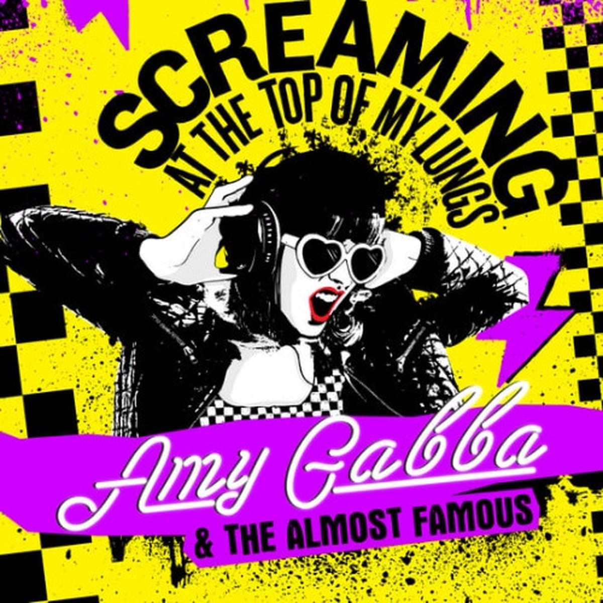 Amy Gabba & The Almost Famous – Screaming At The Top Of My Lungs – LP Colored Vinyl