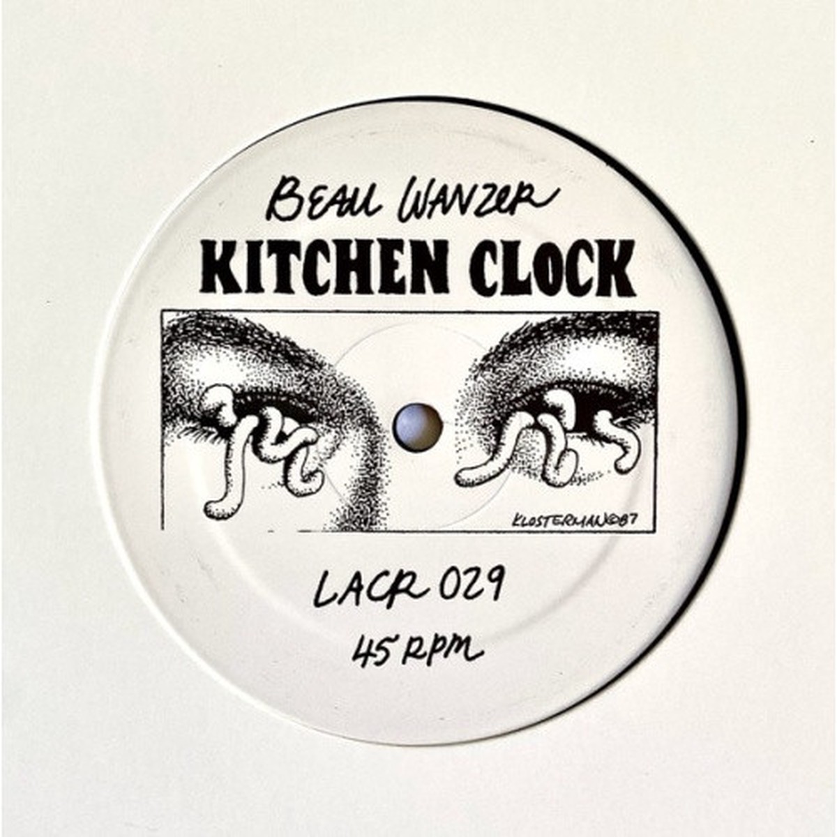 Beau Wanzer – Kitchen Clock – 12″ Vinyl