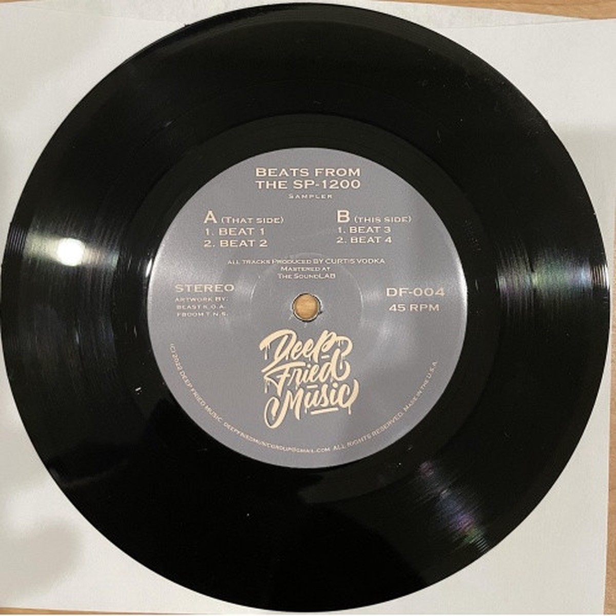 Curtis Vodka – Beats From The SP-1200 – 7″ Vinyl