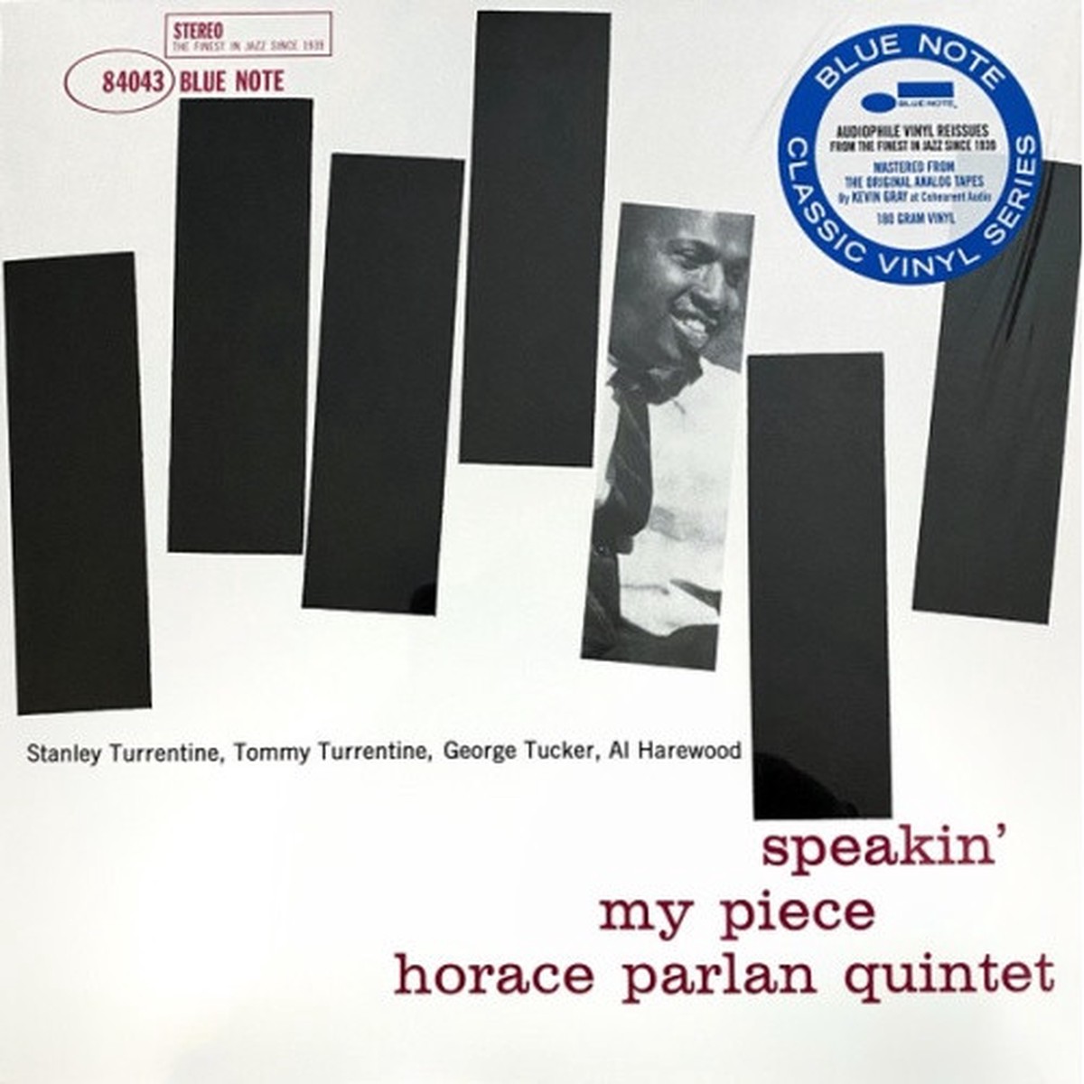 Horace Parlan Quintet – Speakin’ My Piece – LP Vinyl