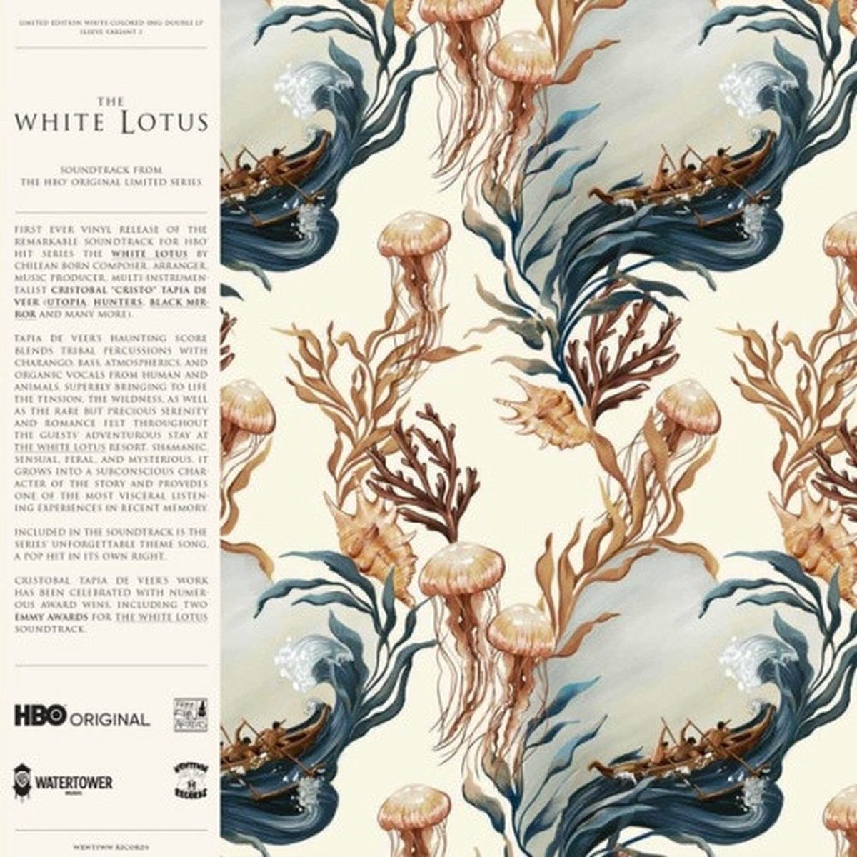 Juan Cristobal Tapia De Veer – The White Lotus (Soundtrack) (Cover Variant 3) – 2x LP White Vinyl