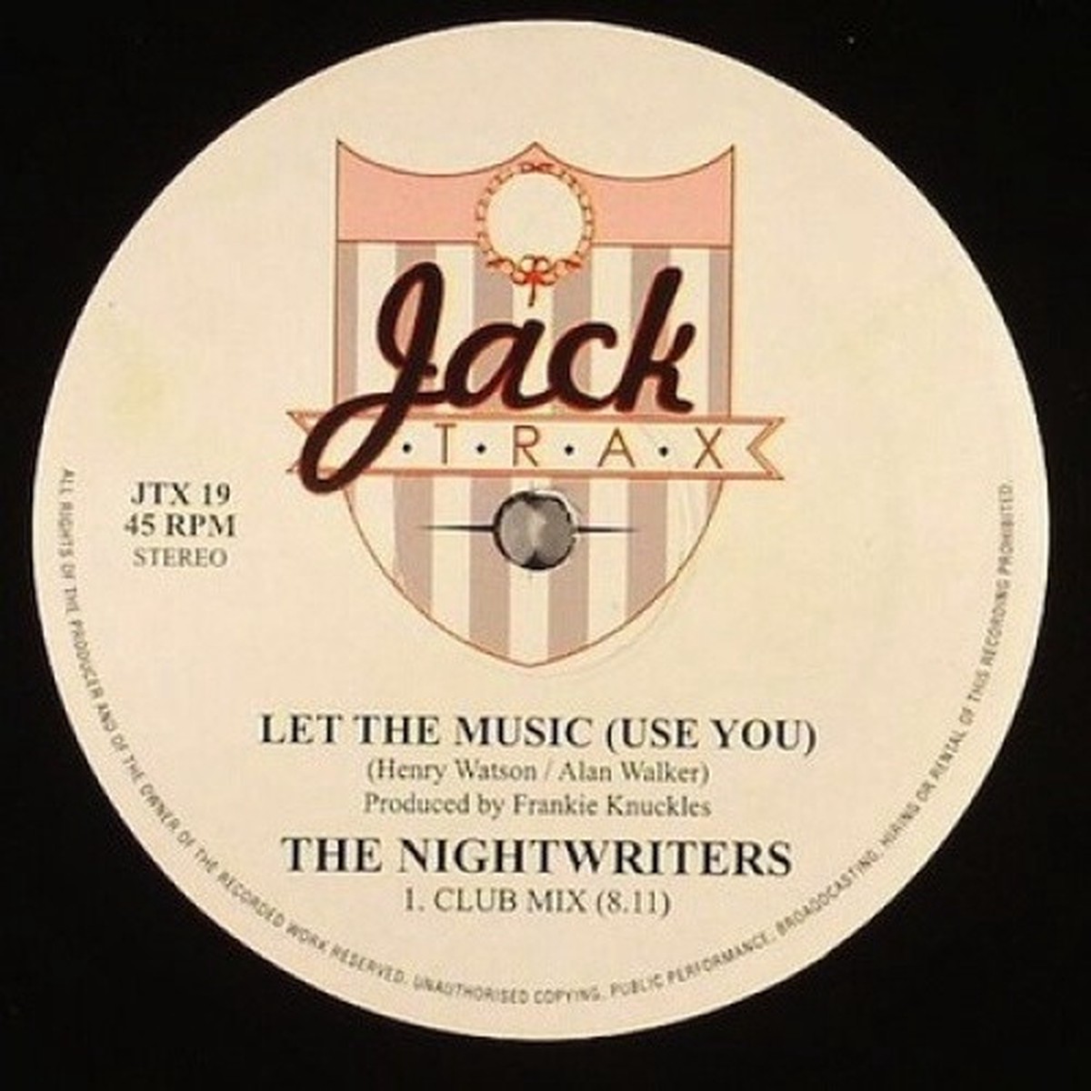 Nightwriters – Let the Music Use You – 12″ Vinyl
