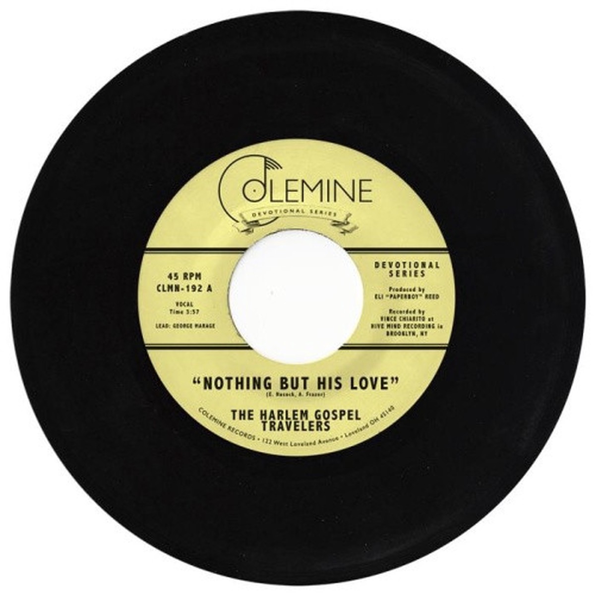 The Harlem Gospel Travellers – Nothing But His Love – 7″ Vinyl