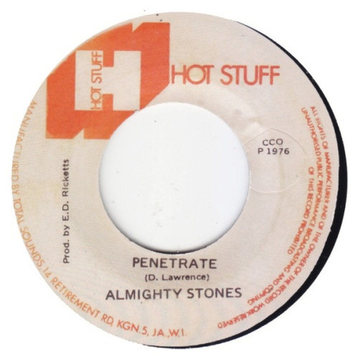 Almighty Stones – Penetrate – 7″ Vinyl