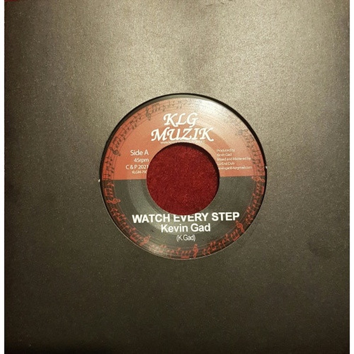 Kevin Gad – Watch Every Step – 7″ Vinyl