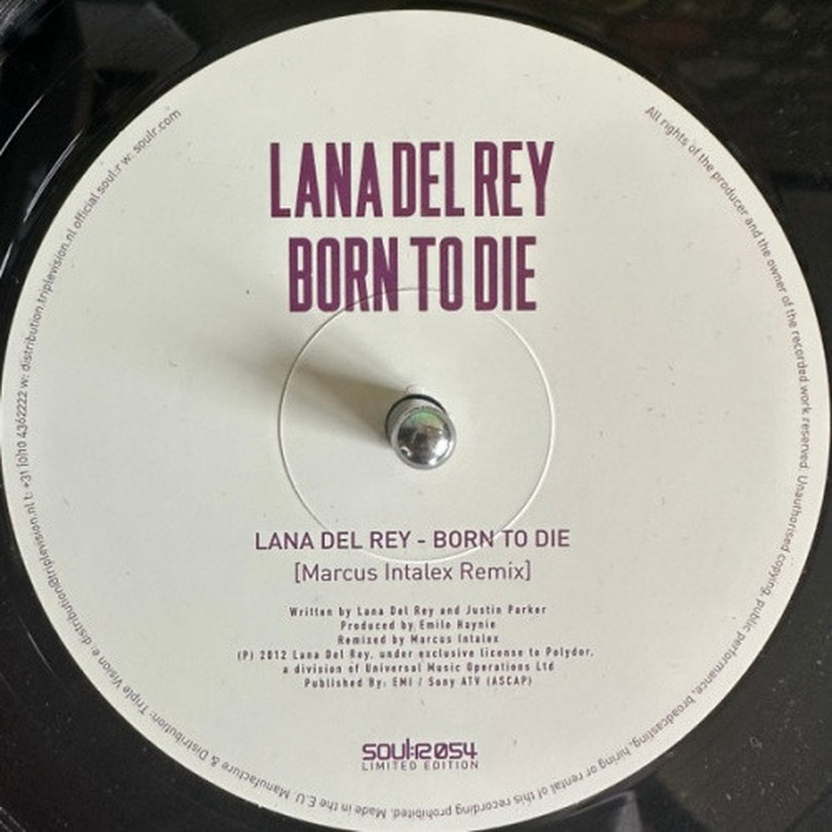 Lana Del Rey / Little Dragon – Born To Die / Little Man (Marcus Intalex Remixes) – 12″ Vinyl