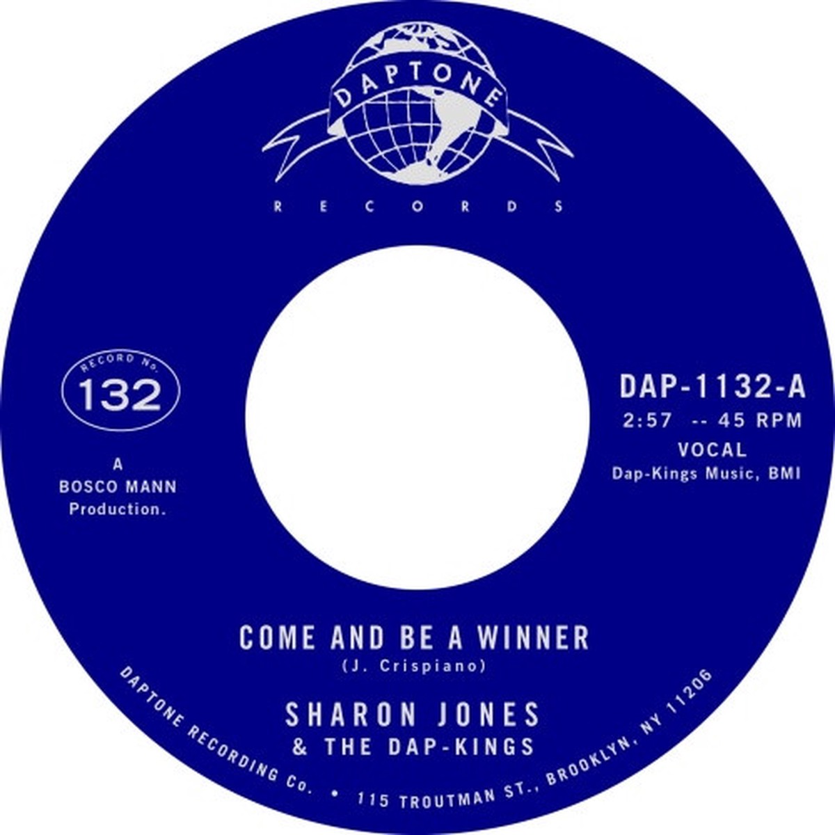 Sharon Jones & The Dap-Kings – Come And Be A Winner – 7″ Vinyl