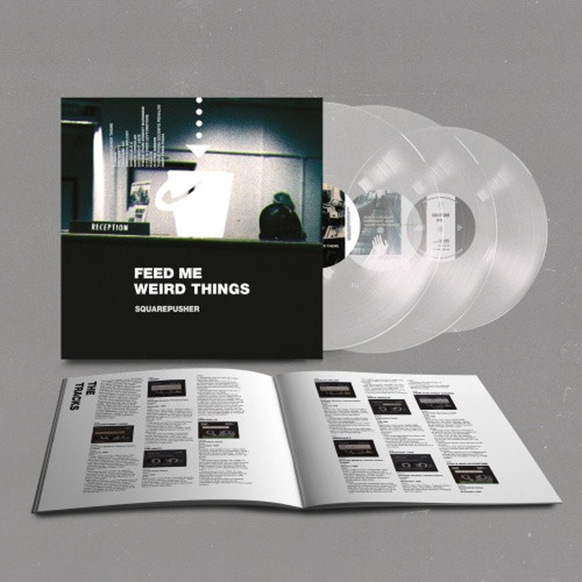 Squarepusher – Feed Me Weird Things – 2x LP Clear Vinyl+10″