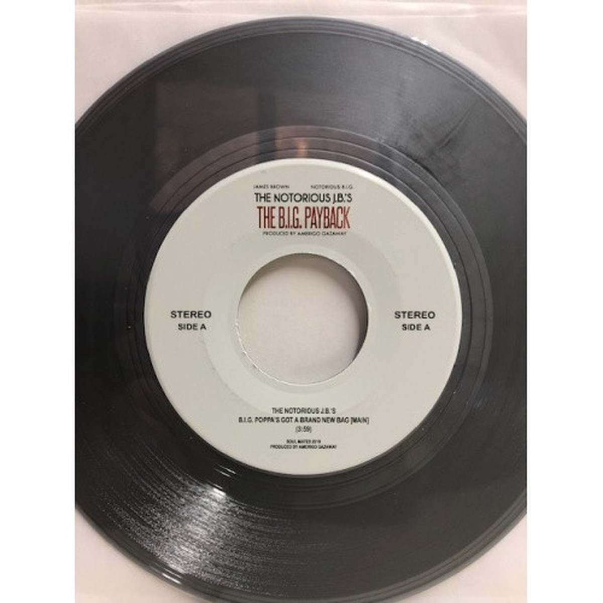 Biggie Vs. James Brown – B.I.G. Poppa’s Got A Brand New Bag – 7″ Colored Vinyl
