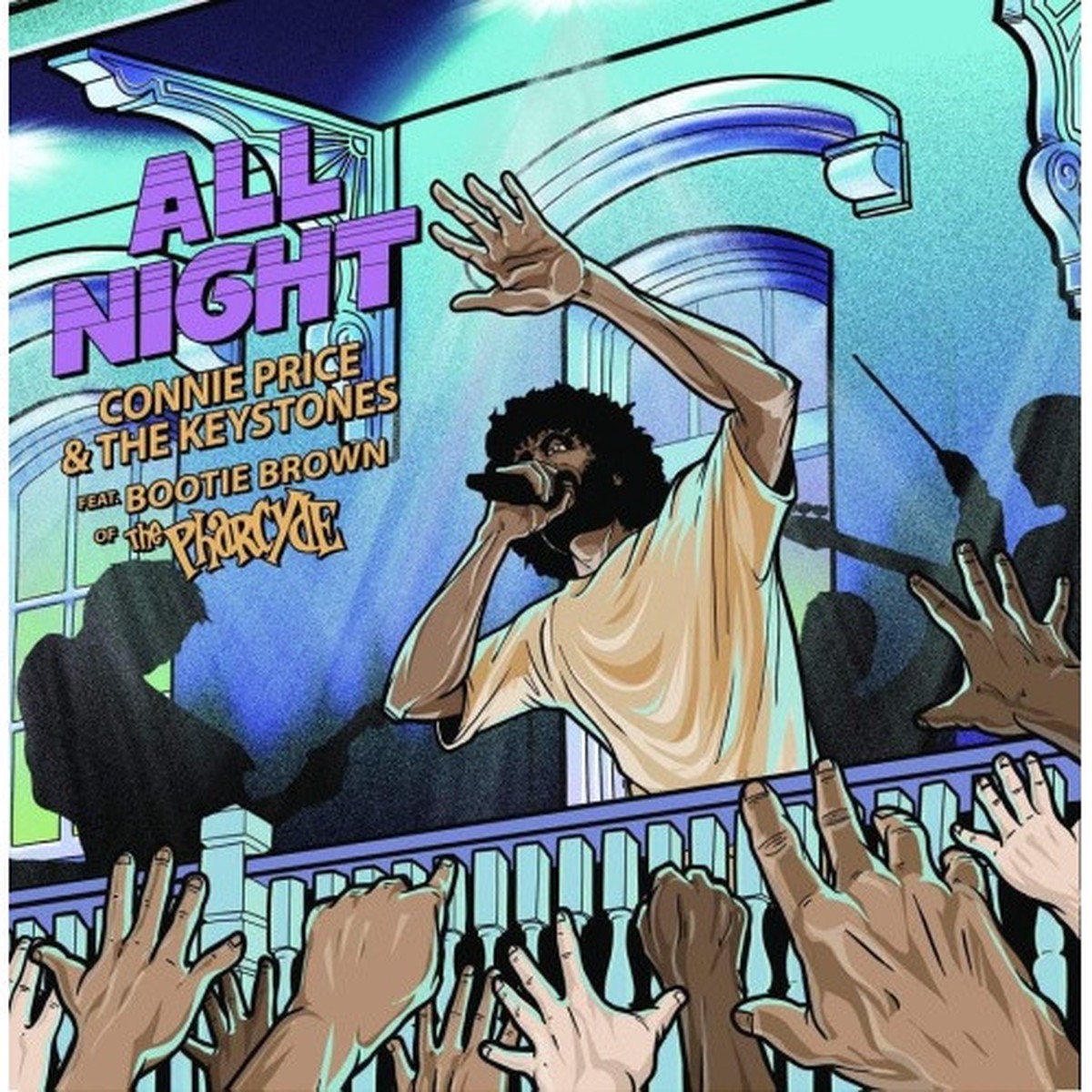Connie Price & The Keystones + Bootie Brown – All Night – 7″ Colored Vinyl