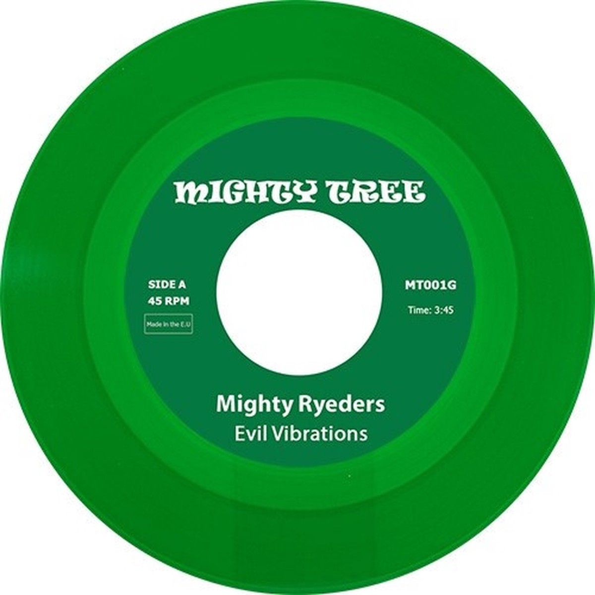 Mighty Ryeders / Family Tree – Evil Vibrations / Family Tree – 7″ Colored Vinyl