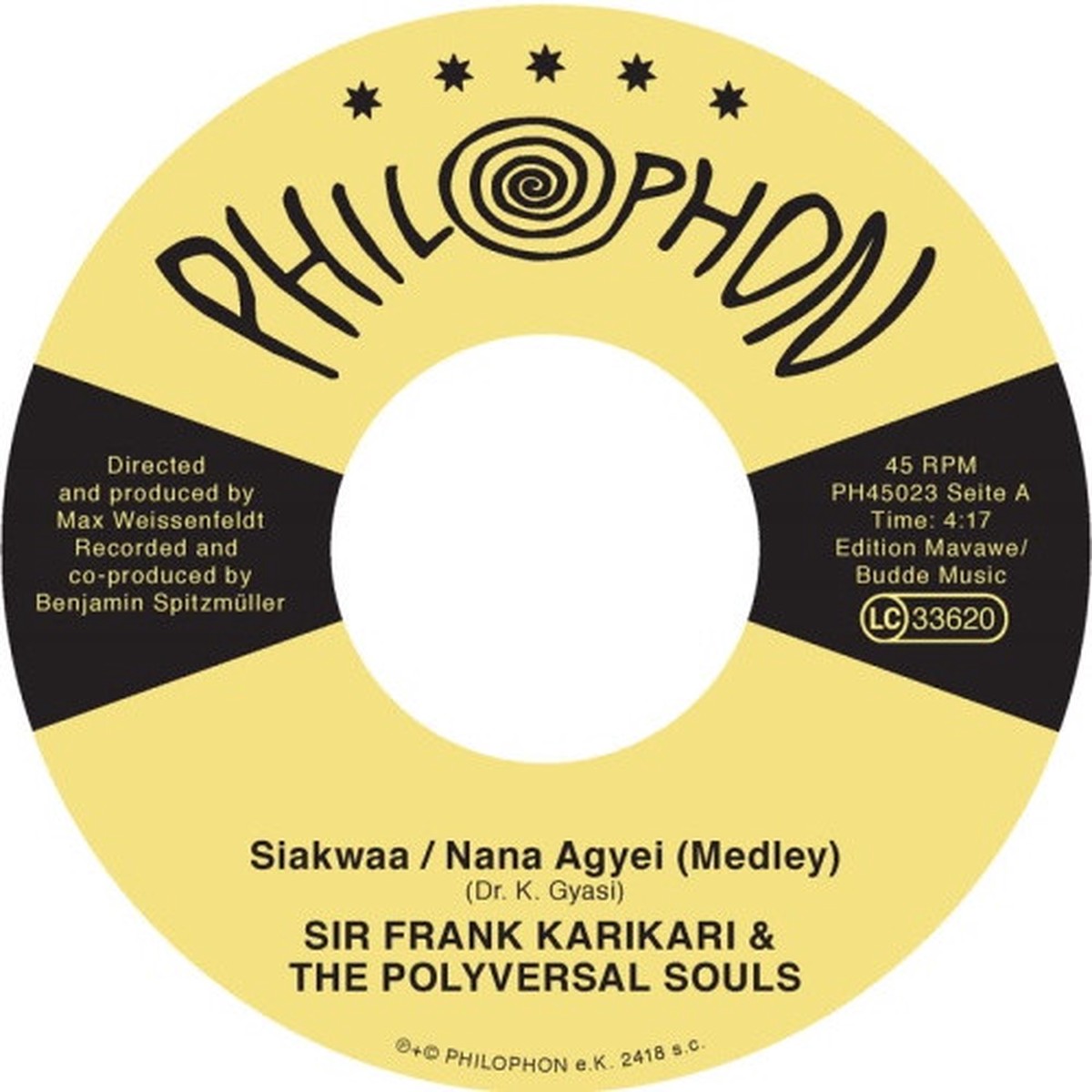 Sir Frank Karikari & The Polyversal Souls – Siakwaa / Nana Agyei – 7″ Vinyl