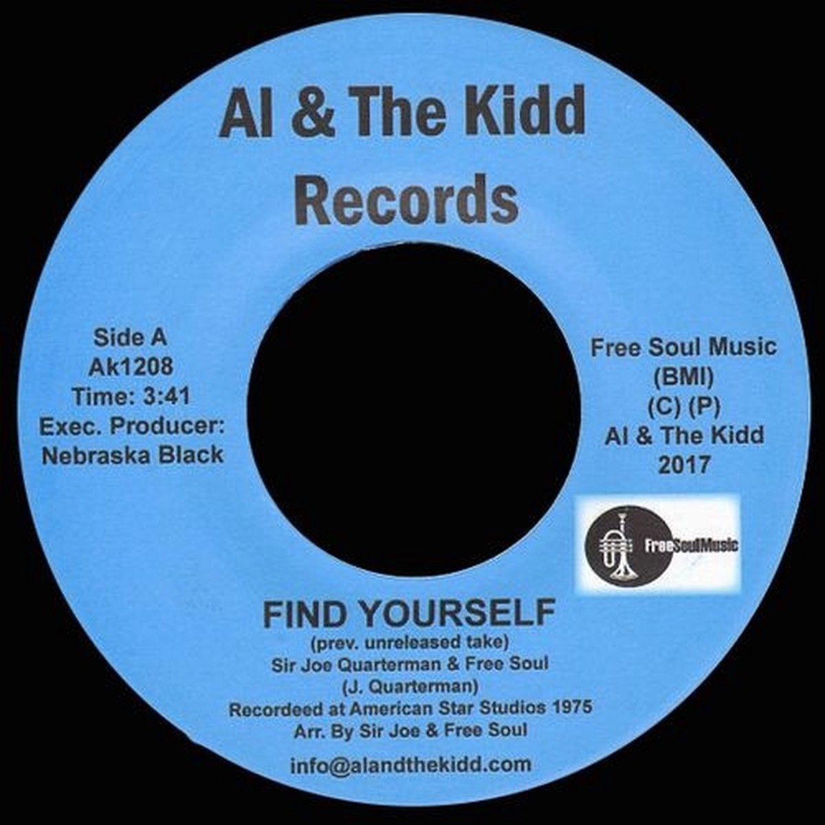 Sir Joe Quarterman & Free Soul – Find Yourself / No Time For Dreaming – 7″ Vinyl