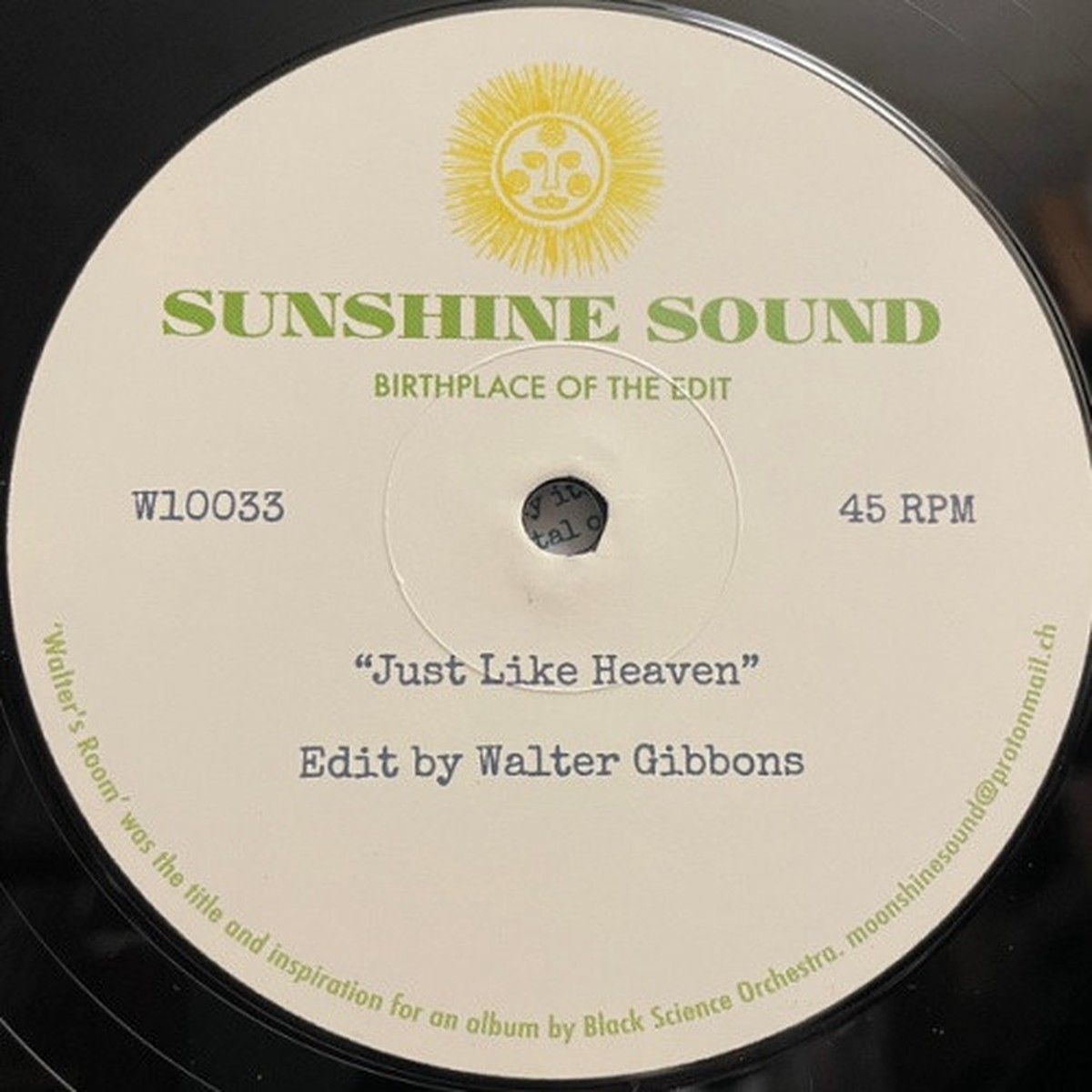 Two Tons O’ Fun – Just Like Heaven / Happy Today (Walter Gibbons Edits) – 10″ Vinyl