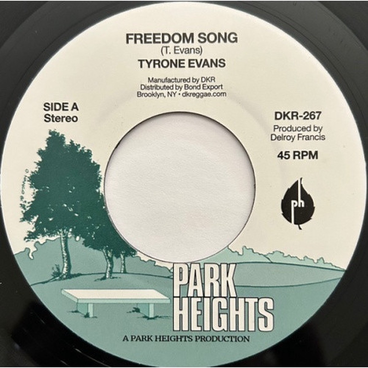 Tyrone Evans – Freedom Song – 7″ Vinyl