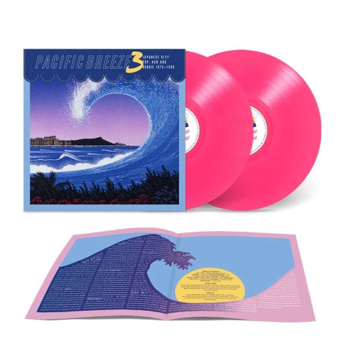 Various Artists – Pacific Breeze 3: Japanese City Pop, AOR & Boogie 1975-1987 – 2x LP Pink Vinyl