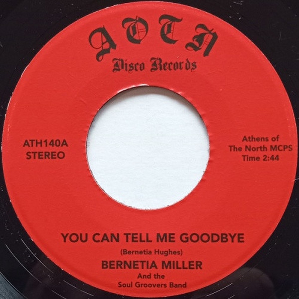 Bernetia Miller & The Soul Groovers Band – You Can Tell Me Goodbye – 7″ Vinyl