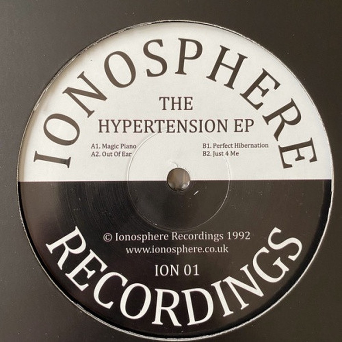 Ionosphere – The Hypertension Ep – 12″ Vinyl