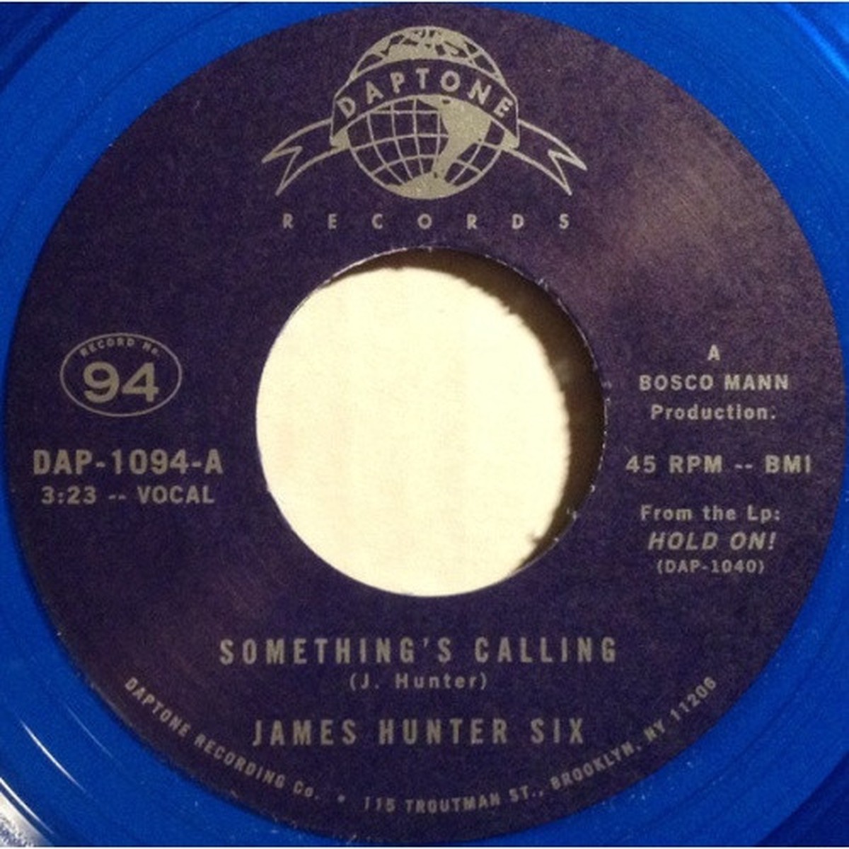James Hunter Six – Something’s Calling – 7″ Colored Vinyl