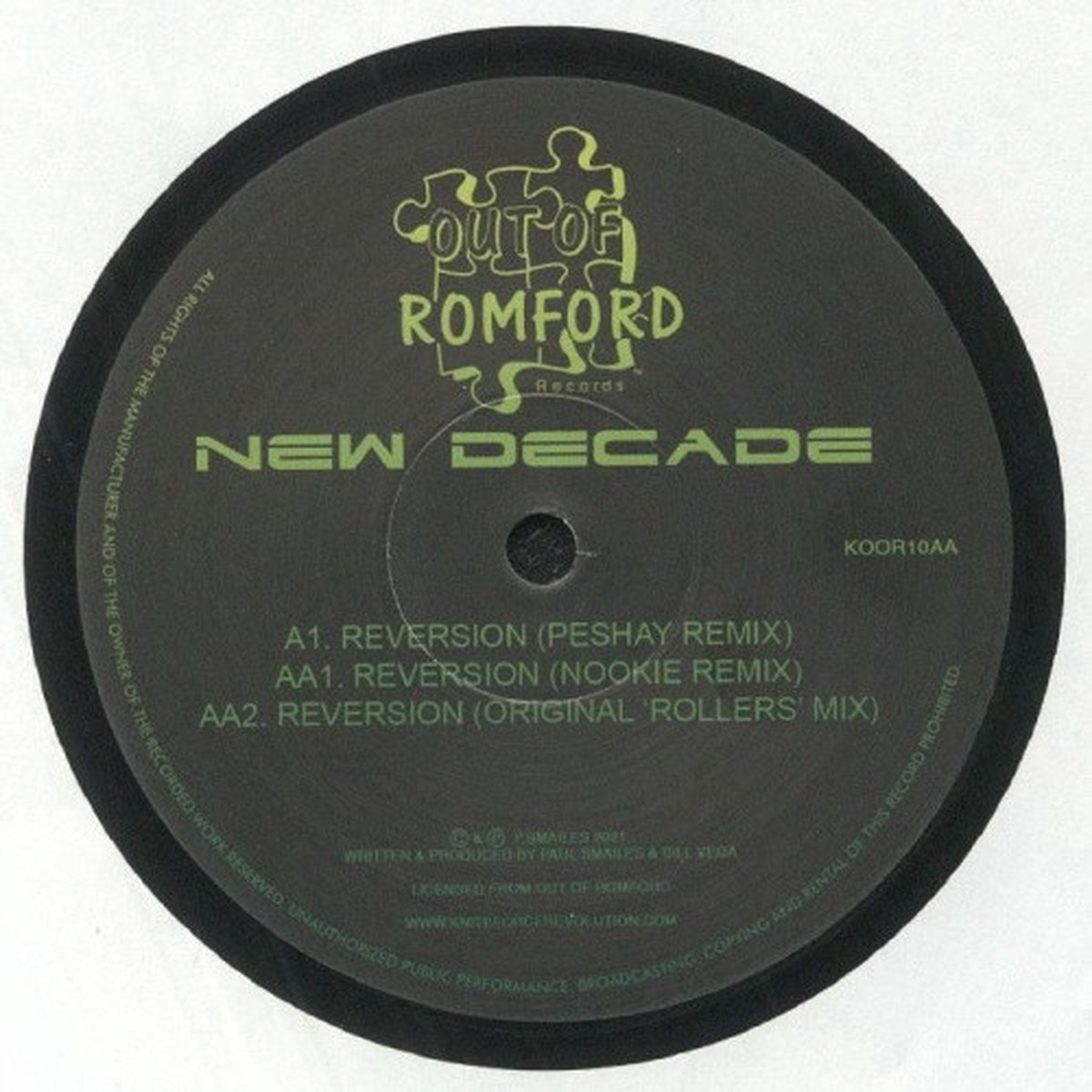 New Decade – Reversion – 12″ Vinyl