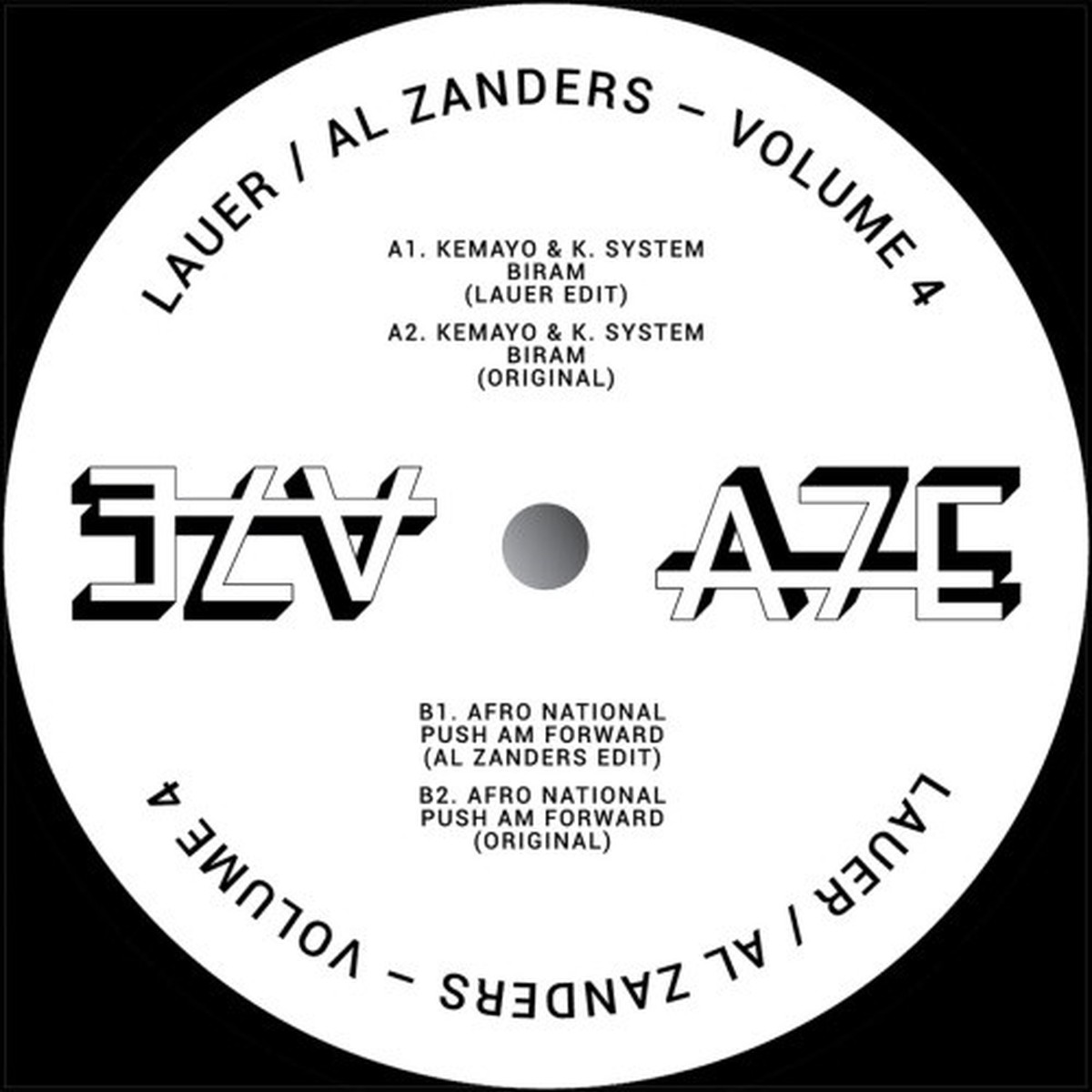 Lauer / Al Zanders – A7 Edits Vol. 4 – 12″ Vinyl