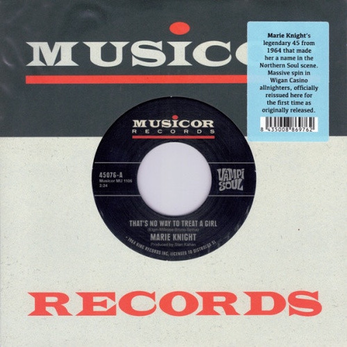 Marie Knight – That’s No Way To Treat A Girl – 7″ Vinyl