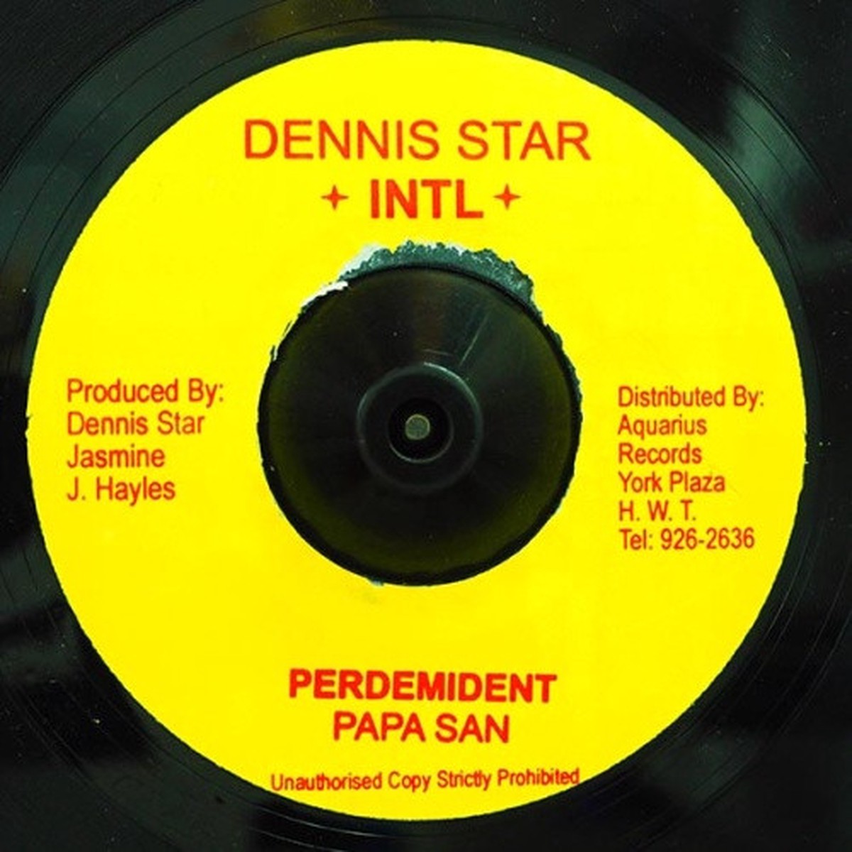 Papa San – Perdemident – 7″ Vinyl