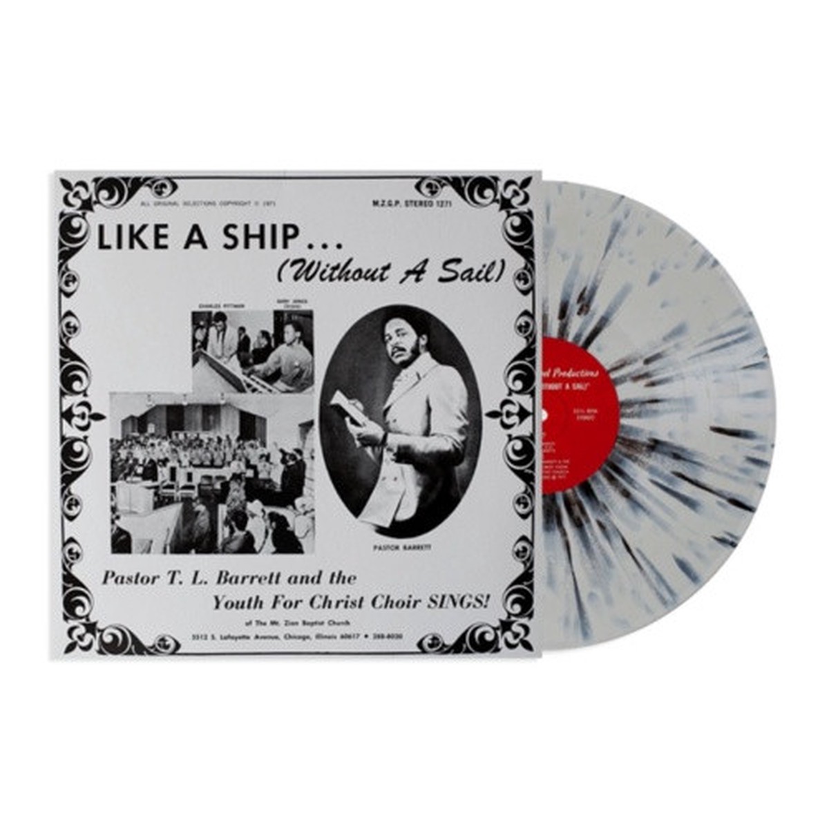 Pastor T.L. Barrett & The Youth For Christ Choir – Like A Ship (Without A Sail) – LP Colored Vinyl
