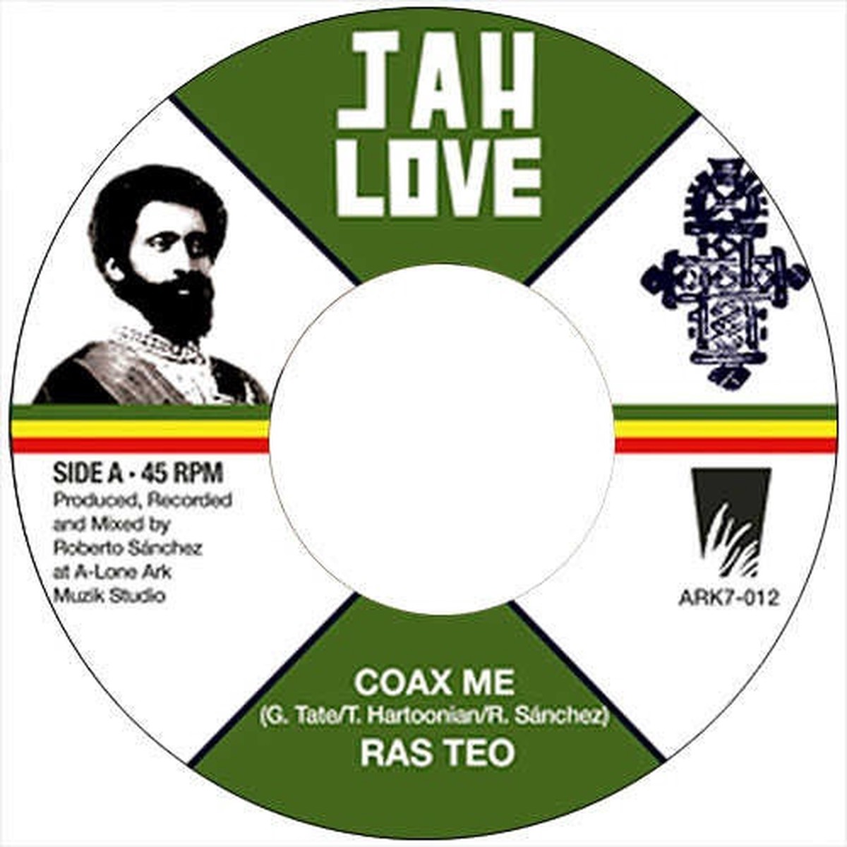 Ras Teo / Lone Ark Riddim Force – Coax Me – 7″ Vinyl