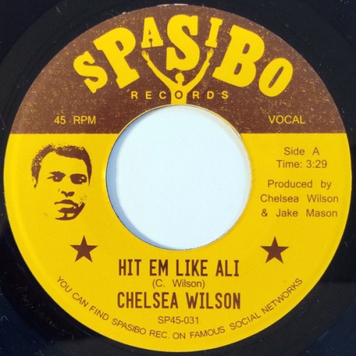 Chelsea Wilson – Hit ‘Em Like Ali – 7″ Vinyl