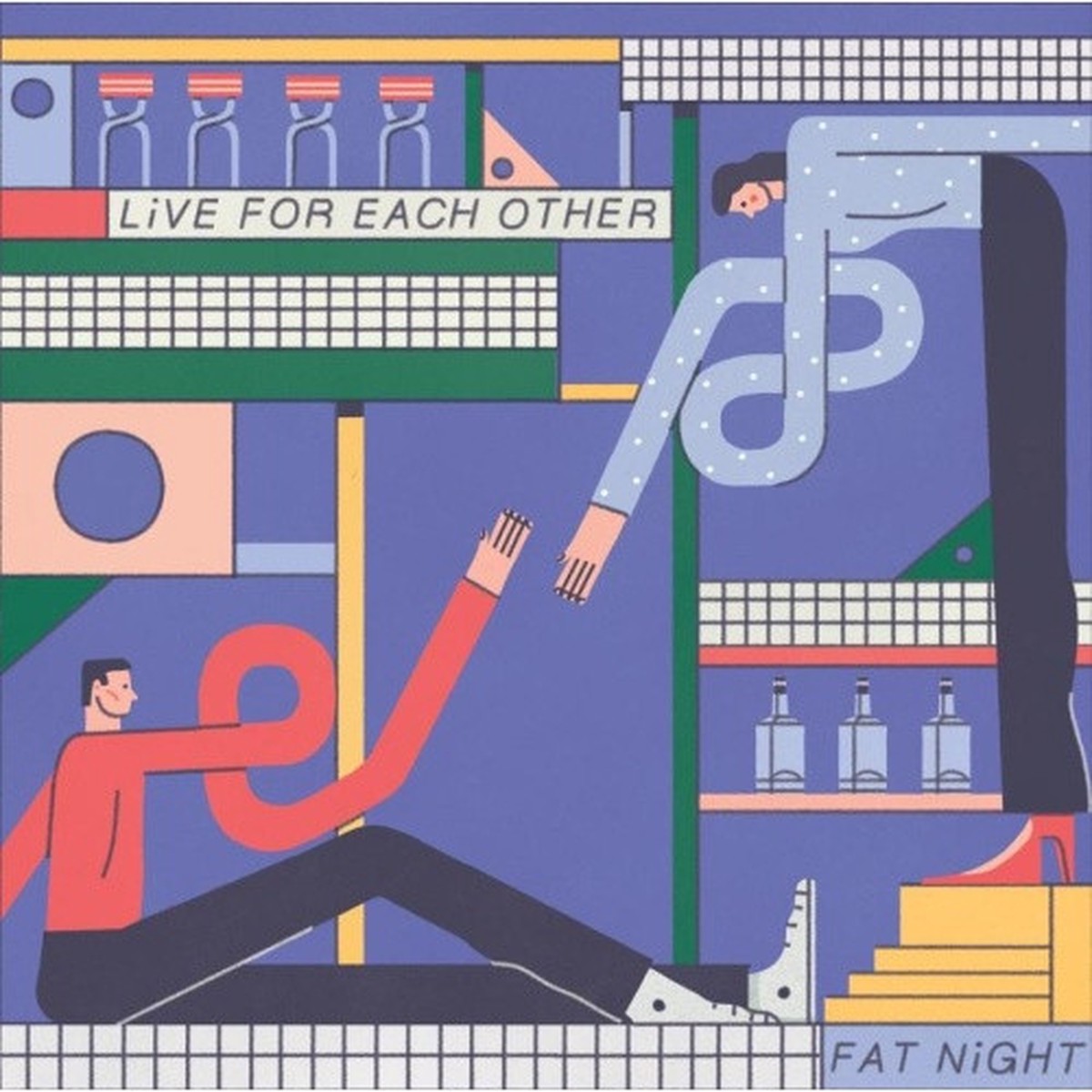 Fat Night – Live For Each Other – 2x LP Colored Vinyl