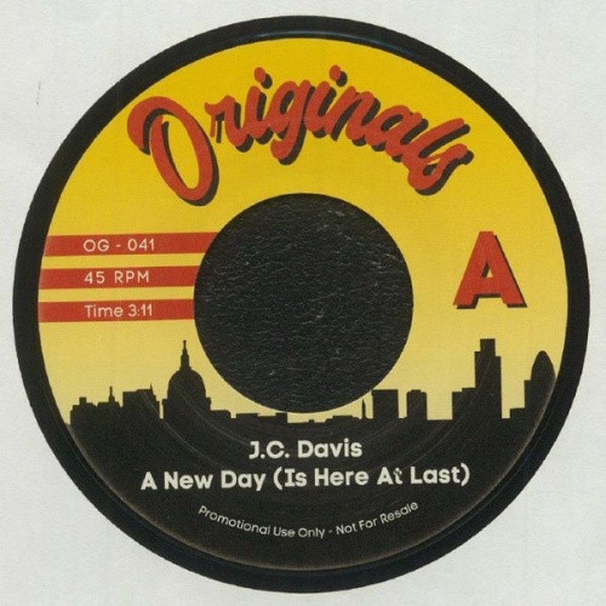 J.C. Davis / Hell Razah – A New Day / Project Jazz – 7″ Vinyl