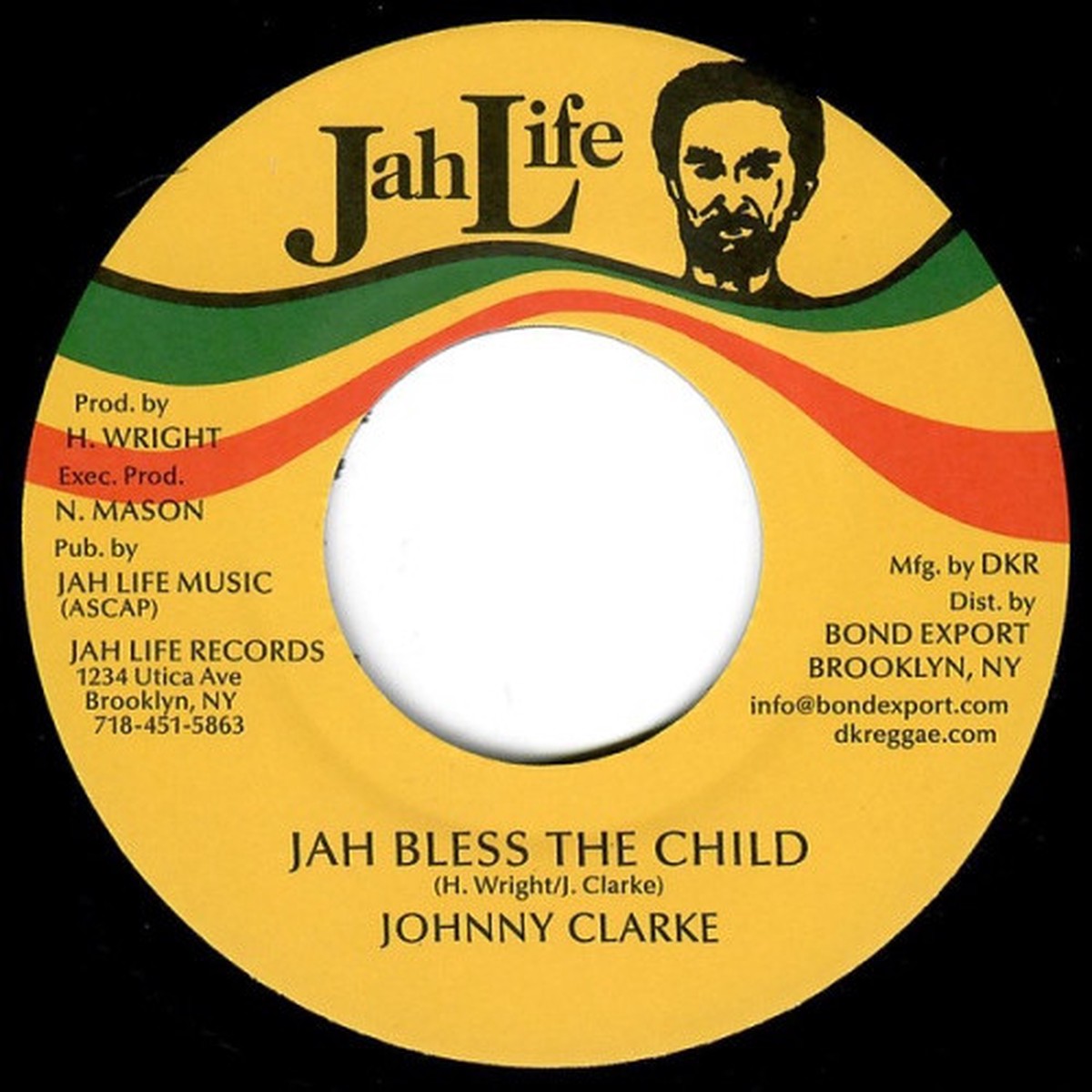 Johnny Clarke – Jah Bless The Child – 7″ Vinyl