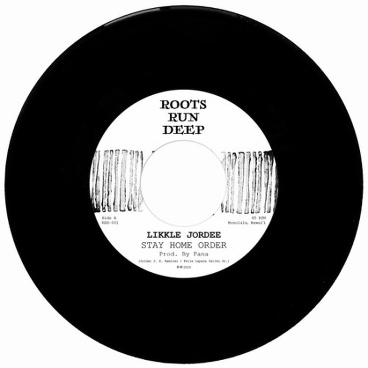 Likkle Jordee – Stay Home Order – 7″ Vinyl