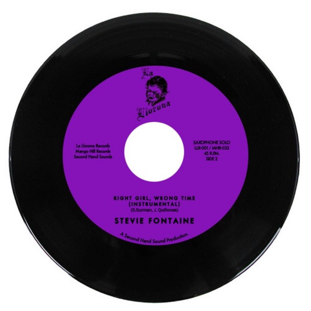 Stevie Fontaine – Right Girl, Wrong Time – 7″ Vinyl