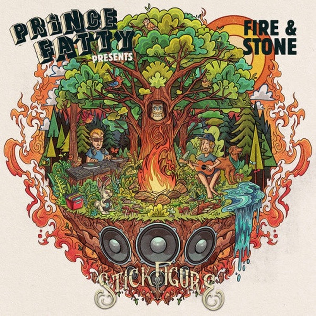 Stick Figure x Prince Fatty – Fire & Stone – LP Vinyl