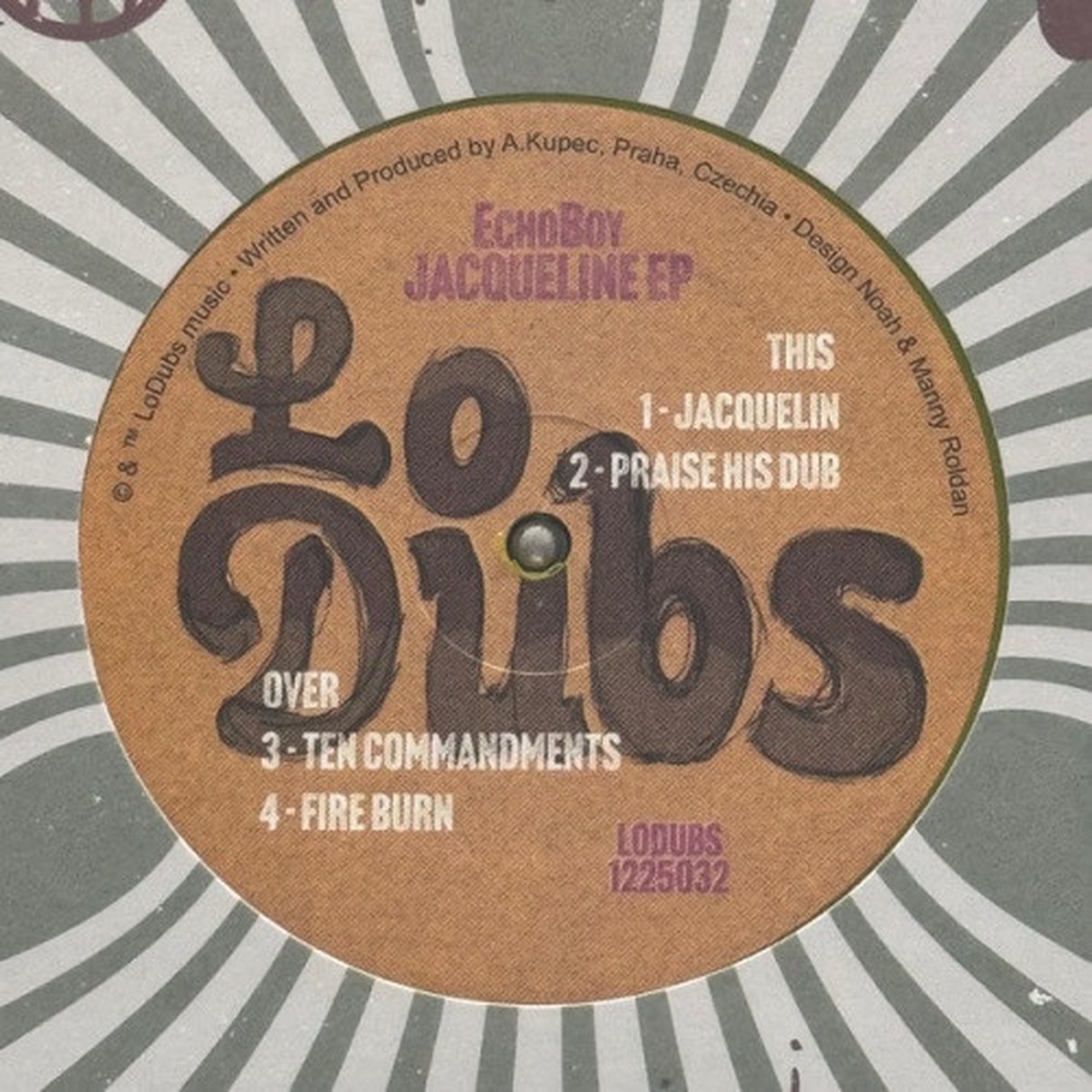 EchoBoy – Jacqueline Ep – 12″ Colored Vinyl