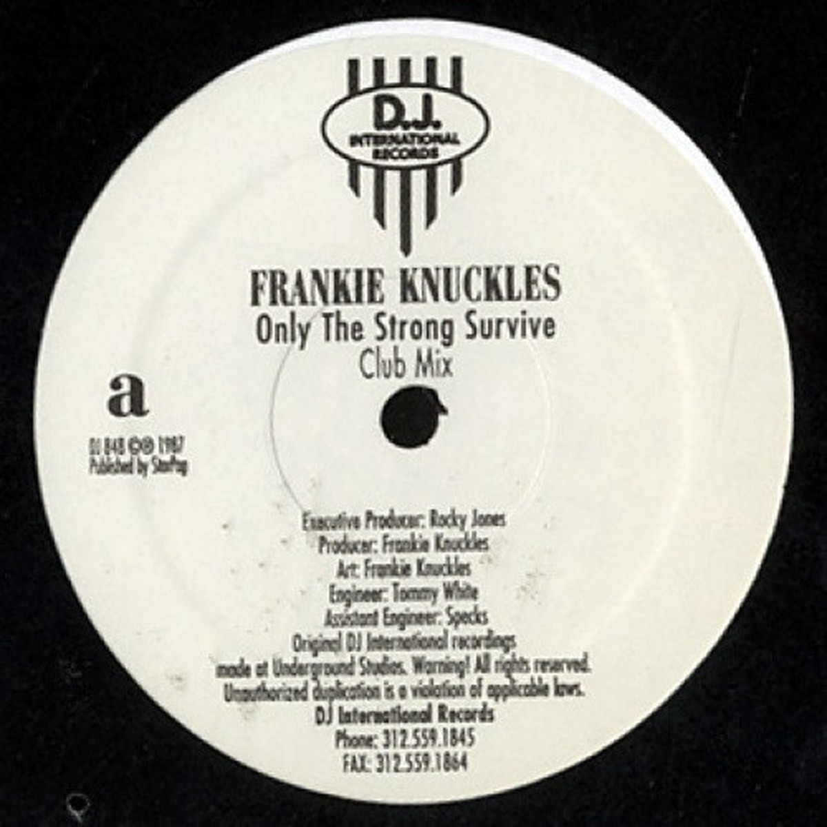 Frankie Knuckles – Only the Strong Survive – 12″ Vinyl