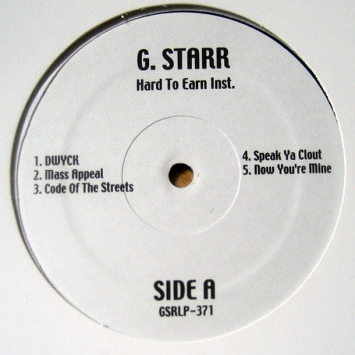 Gang Starr – Hard To Earn Instrumentals – LP Vinyl