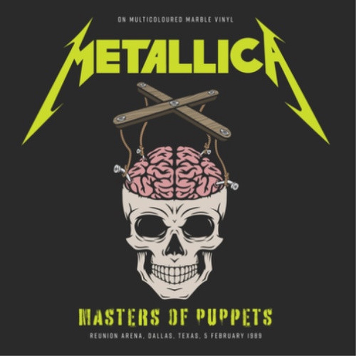Metallica – Master Of Puppets – Reunion Arena Dallas TX 5 February 1989 – LP Colored Vinyl