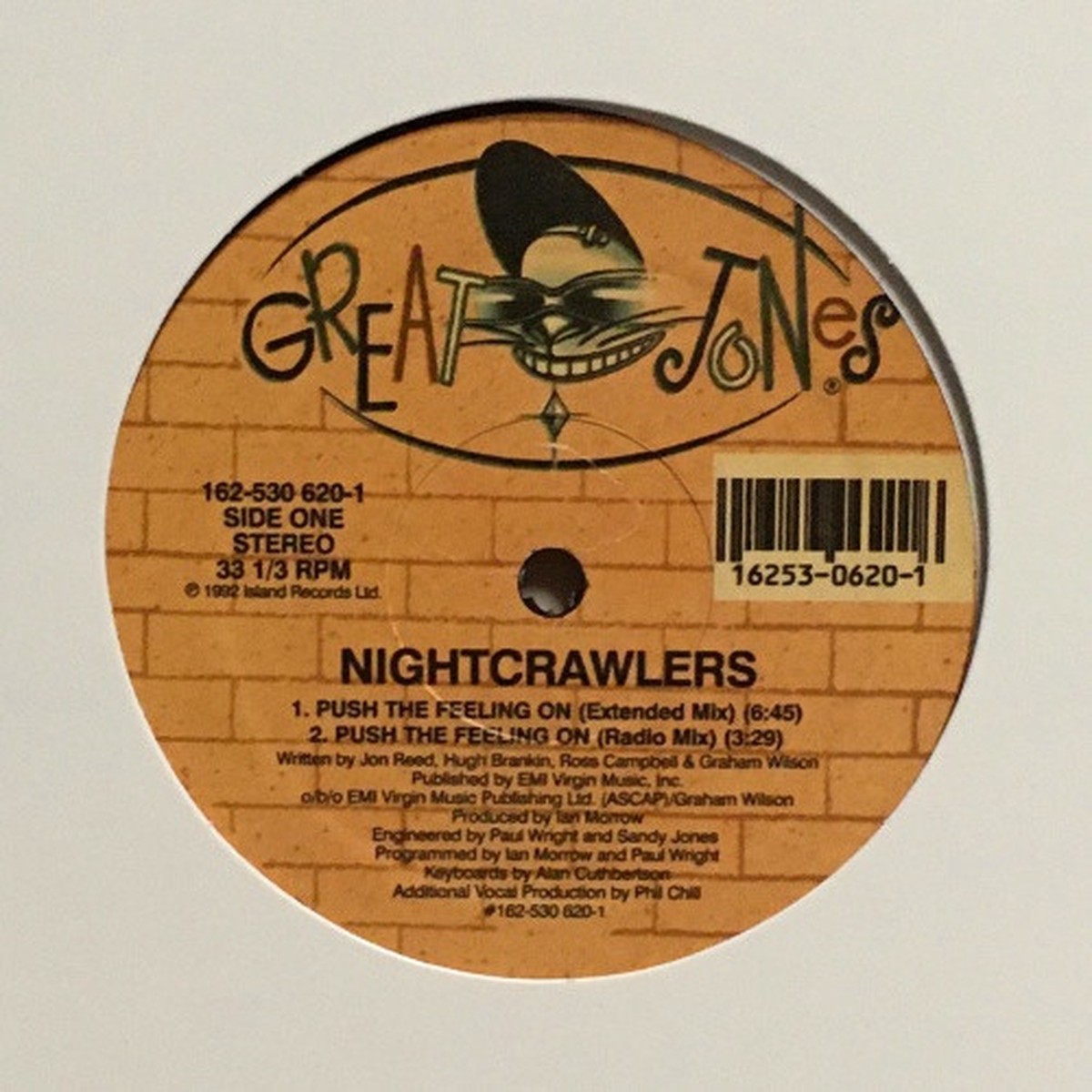 Nightcrawlers – Push The Feeling On – 12″ Vinyl
