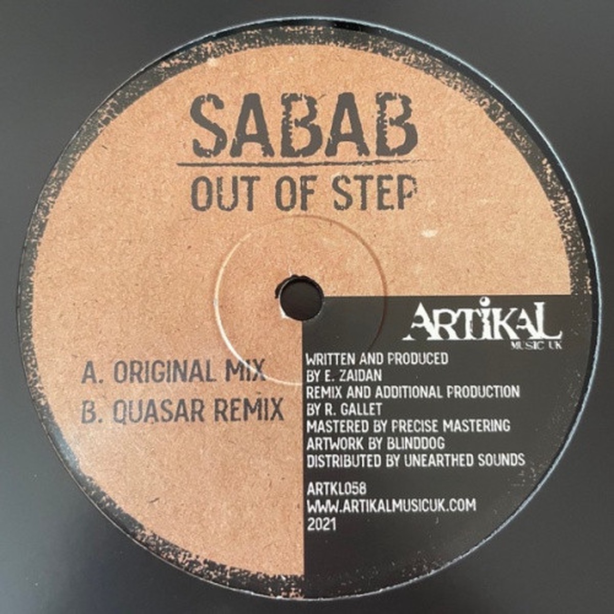 Sabab – Out Of Step – 10″ Vinyl