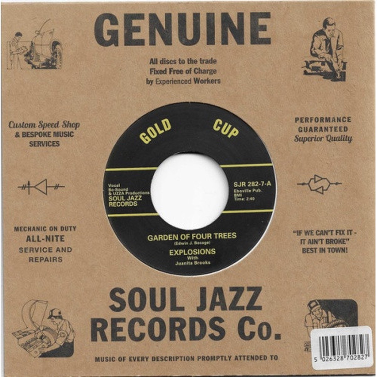 The Explosions – Garden Of Four Trees – 7″ Vinyl