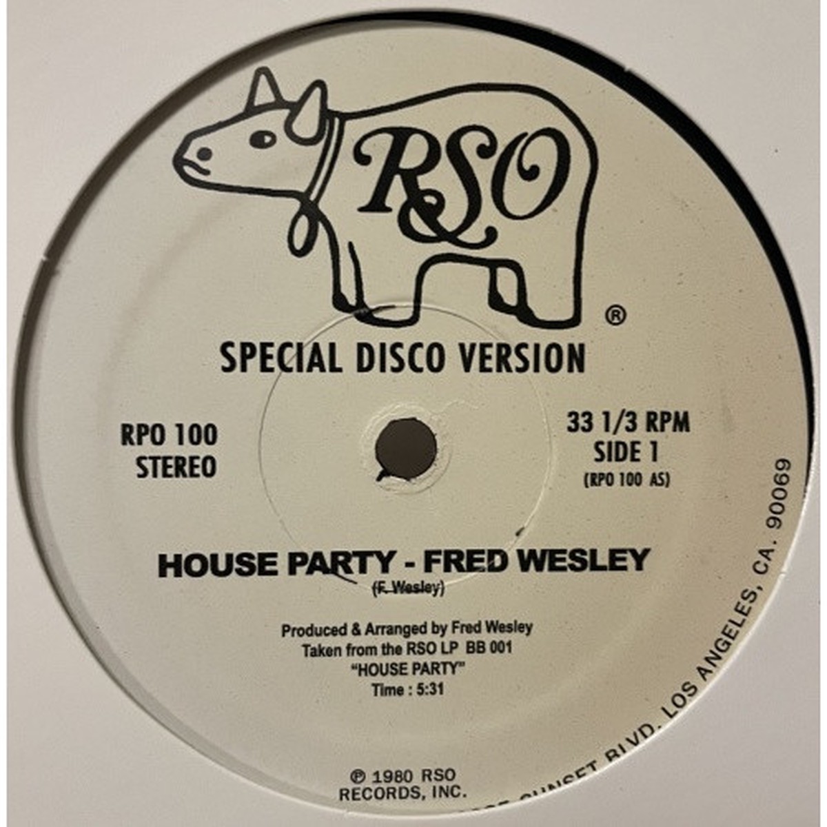 Fred Wesley / The J.B.’s – House Party / Pass The Peas – 12″ Vinyl