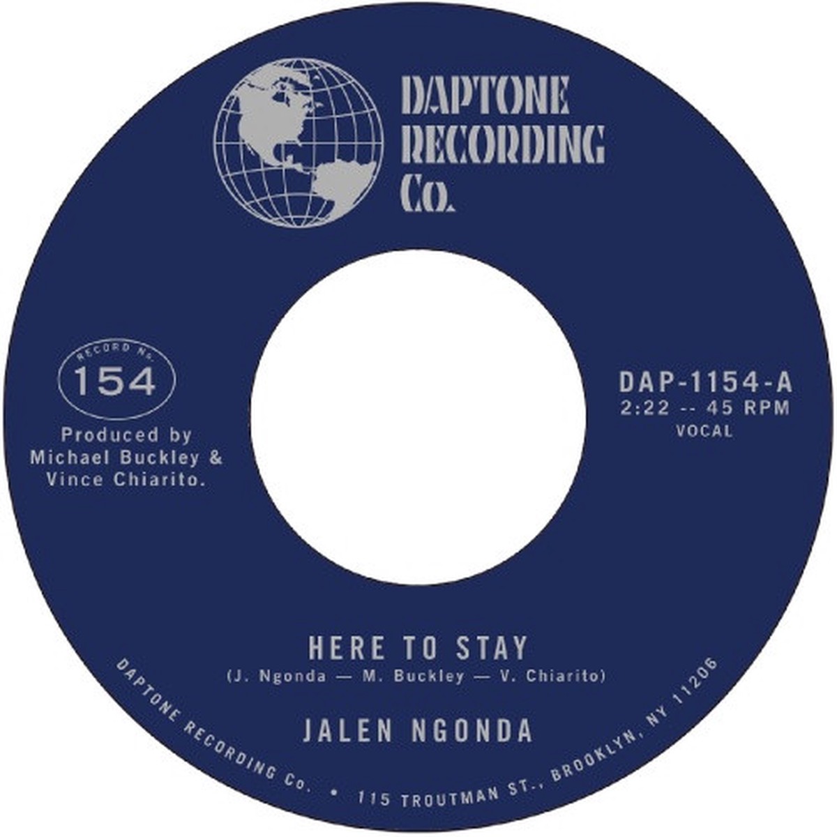 Jalen Ngonda – Here To Stay / If You Don’t Want My Love – 7″ Vinyl