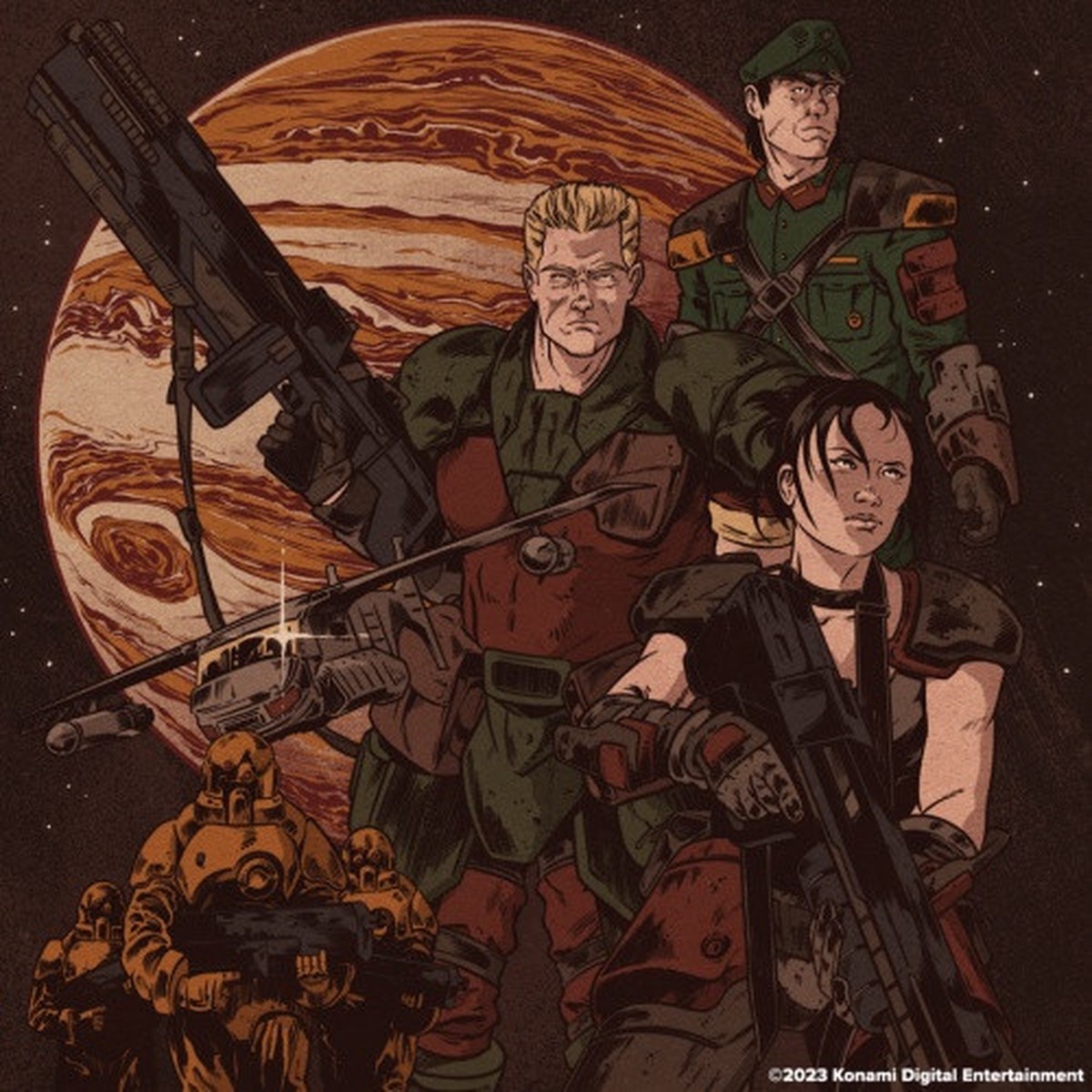 Konami Kukeiha Club – Contra: Shattered Soldier – 2x LP Yellow Vinyl