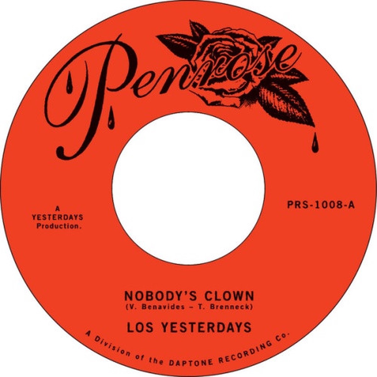 Los Yesterdays – Nobody’s Clown – 7″ Vinyl