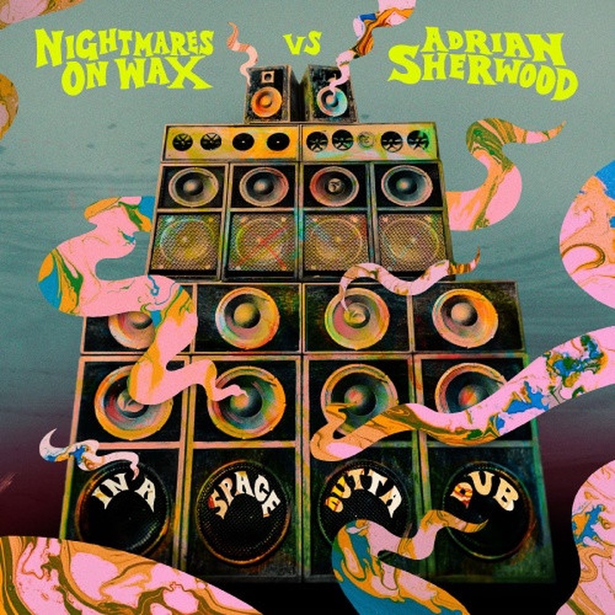 Nightmares On Wax vs Adrian Sherwood – In A Space Outta Dub – LP Colored Vinyl