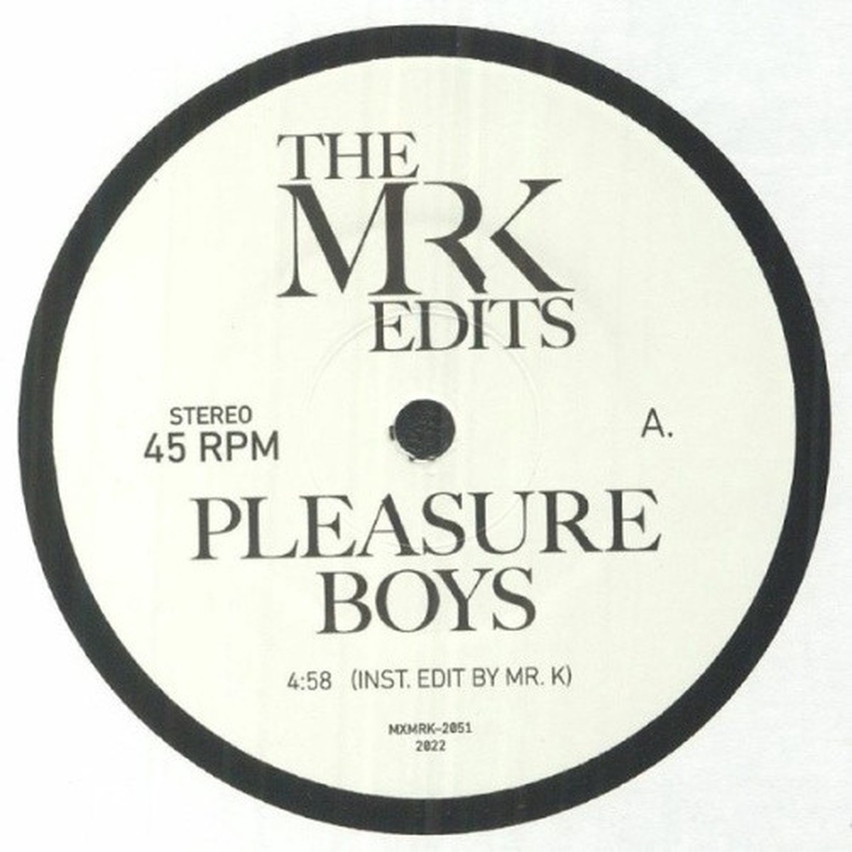 Visage / Peter Godwin – Pleasure Boys / Emotional Disguise (Mr. K Edits) – 7″ Vinyl