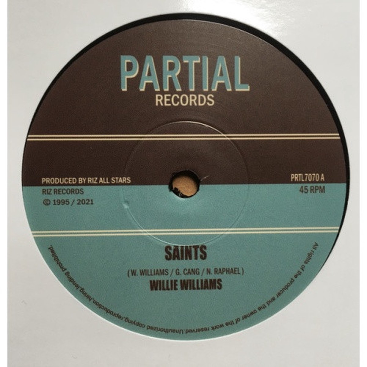 Willie Williams – Saints – 7″ Vinyl
